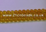 CKQ382 15.5 inches 8mm round dyed crackle quartz beads
