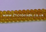 CKQ382 15.5 inches 8mm round dyed crackle quartz beads