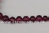 CKQ50 15.5 inches 6mm - 12mm round dyed crackle quartz beads