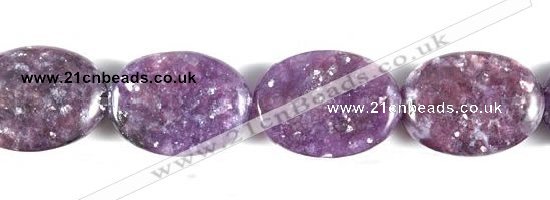 CKU03 15 inches 13*18mm oval purple kunzite beads Wholesale