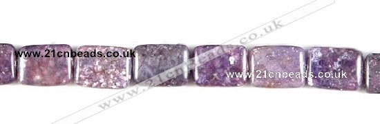 CKU10 15 inches 13*18mm rectangle purple kunzite beads wholesale