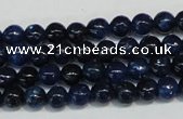 CKU100 15.5 inches 4mm round dyed kunzite beads wholesale