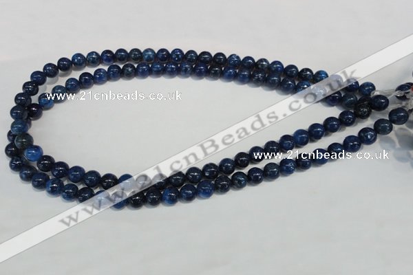 CKU101 15.5 inches 6mm round dyed kunzite beads wholesale