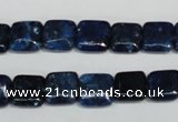 CKU116 15.5 inches 10*10mm square dyed kunzite beads wholesale