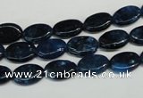 CKU130 15.5 inches 8*12mm oval dyed kunzite beads wholesale