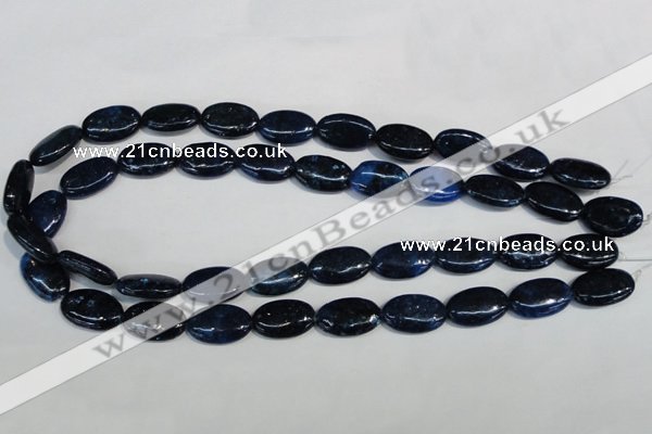 CKU132 15.5 inches 12*20mm oval dyed kunzite beads wholesale