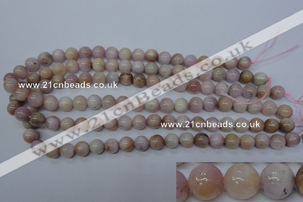 CKU202 15.5 inches 7mm round pink kunzite beads wholesale