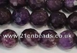 CKU25 15.5 inches 14mm faceted round purple kunzite beads wholesale