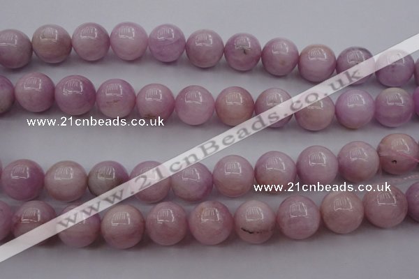 CKU257 15.5 inches 14mm round pink kunzite beads wholesale