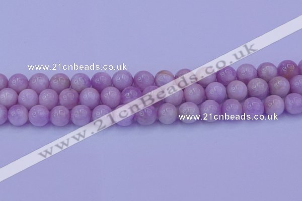 CKU264 15.5 inches 12mm round natural pink kunzite beads