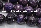 CKU30 15.5 inches 14mm round purple kunzite beads wholesale