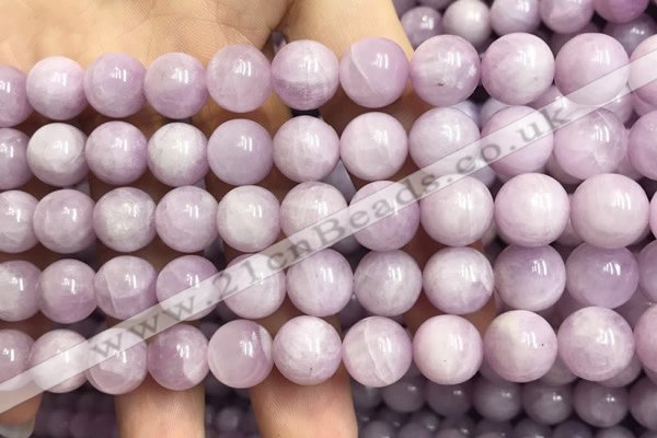 CKU322 15.5 inches 10mm round natural pink kunzite beads