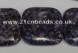 CKU50 15.5 inches 30*30mm square purple kunzite beads wholesale