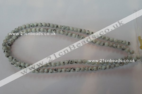 CKW02 15.5 inches 8mm round kiwi jasper gemstone beads