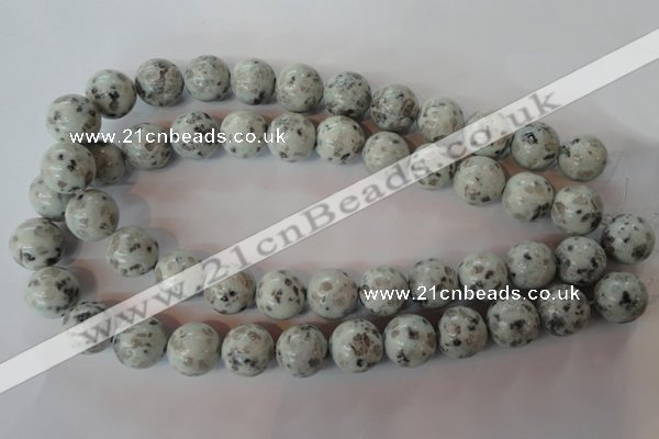CKW06 15.5 inches 16mm round kiwi jasper gemstone beads