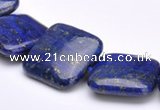 CLA02 Square 20*20mm deep blue dyed lapis lazuli gemstone beads