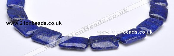 CLA03 Deep blue rectangle 18*25mm dyed lapis lazuli beads