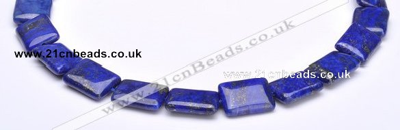 CLA04 15*20mm rectangle deep blue dyed lapis lazuli stone beads