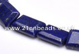 CLA05 Rectangle deep blue dyed lapis lazuli 12*16mm stone beads