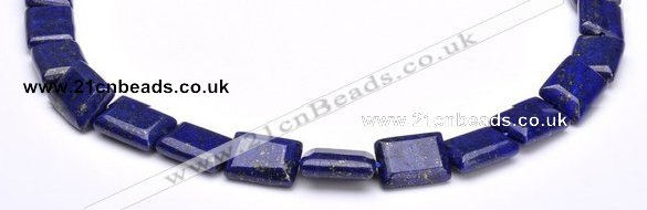 CLA05 Rectangle deep blue dyed lapis lazuli 12*16mm stone beads