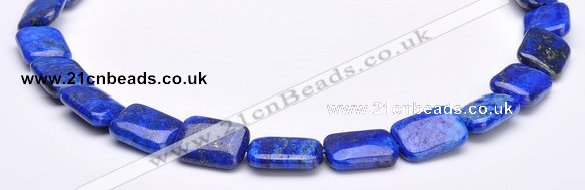 CLA06 Blue 13*18mm rectangle dyed lapis lazuli gemstone beads