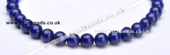 CLA08 4mm round deep blue dyed lapis lazuli beads wholesale