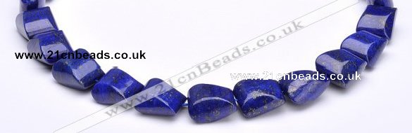 CLA30 14*18mm deep blue dyed lapis lazuli gemstone beads