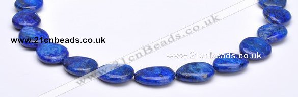 CLA38 16*21mm flat teardrop deep blue dyed lapis lazuli beads