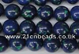 CLA404 15.5 inches 12mm round synthetic lapis lazuli beads