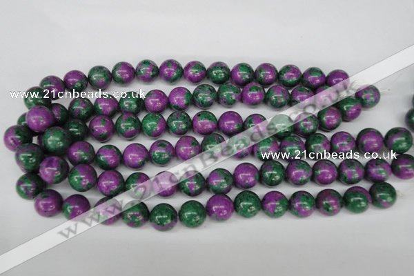 CLA493 15.5 inches 14mm round synthetic lapis lazuli beads