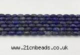 CLA540 15.5 inches 8*12mm faceted rice dyed lapis lazuli beads