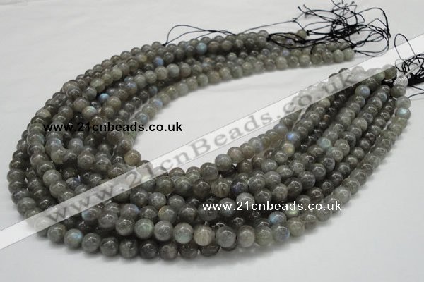 CLB02 16 inches 8mm round labradorite gemstone beads wholesale