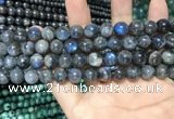 CLB1011 15.5 inches 8mm round labradorite beads wholesale