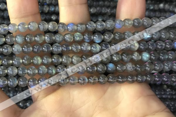 CLB1015 15.5 inches 5mm round labradorite gemstone beads