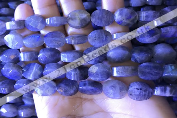 CLB1027 15.5 inches 10*14mm faceted oval labradorite gemstone beads