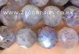 CLB1072 15.5 inches 6mm faceted round labradorite beads