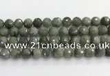 CLB1078 15.5 inches 12mm faceted round labradorite beads