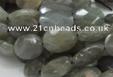 CLB11 16 inches 12*16mm faceted oval labradorite gemstone beads