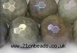 CLB1123 15 inches 12mm faceted round AB-color labradorite beads
