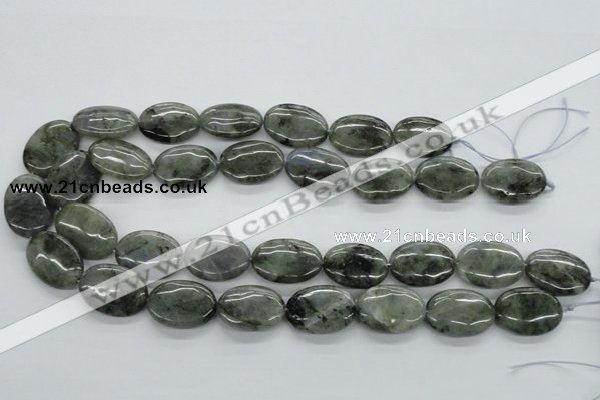 CLB115 15.5 inches 18*25mm oval labradorite gemstone beads wholesale