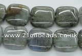 CLB116 15.5 inches 16*16mm square labradorite gemstone beads wholesale