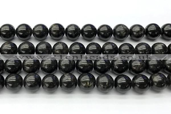 CLB1169 15 inches 12mm round hornblende beads