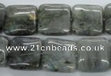 CLB117 15.5 inches 18*18mm square labradorite gemstone beads wholesale