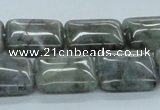 CLB123 15.5 inches 15*20mm rectangle labradorite gemstone beads wholesale