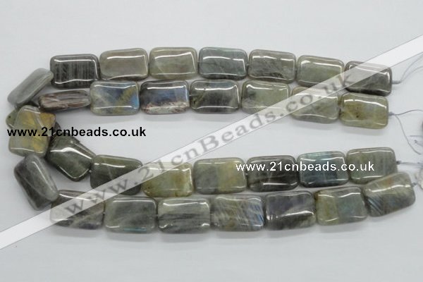 CLB124 15.5 inches 18*25mm rectangle labradorite gemstone beads wholesale