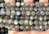 CLB1274 15 inches 8mm round labradorite gemstone beads wholesale