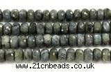 CLB1286 15.5 inches 10*16mm faceted rondelle labradorite beads