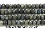 CLB1287 15.5 inches 13*18mm faceted rondelle labradorite beads