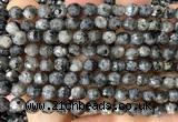 CLB1301 15 inches 6mm faceted round black labradorite beads wholesale