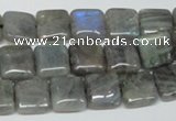 CLB162 15.5 inches 10*10mm square labradorite gemstone beads